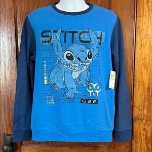 Disney Blue Stitch Sweatshirt